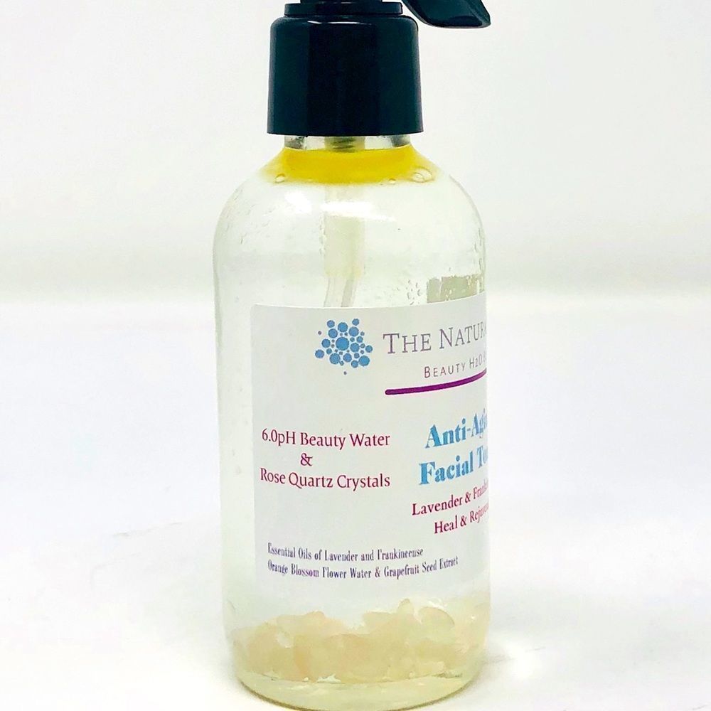 Anti-Aging Cooling Face Mist with Rose Quartz 6.0ph Japanese Beauty Water - Picture 4 of 13